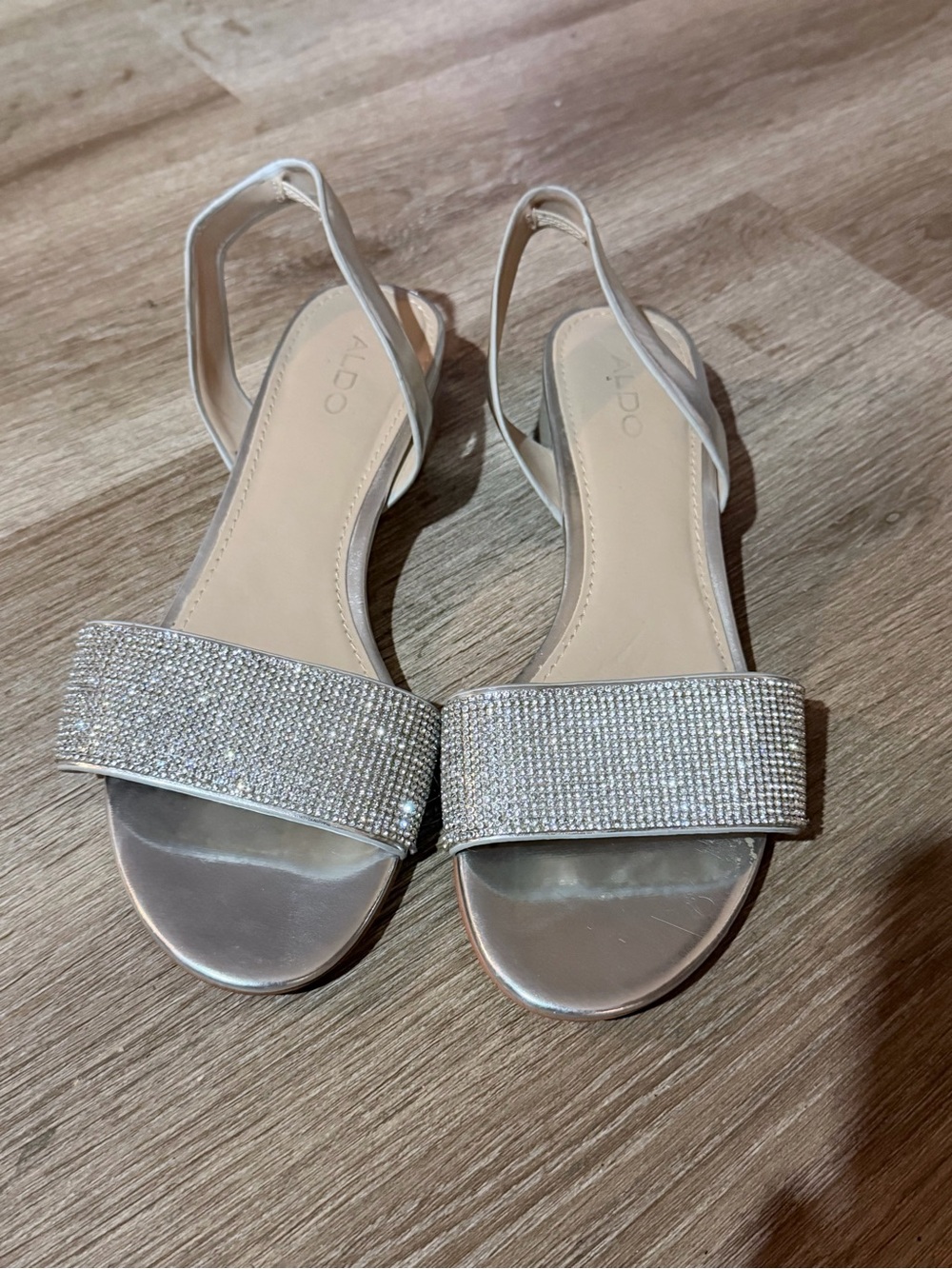 ALDO Candice Women's Silver Flat Sandals